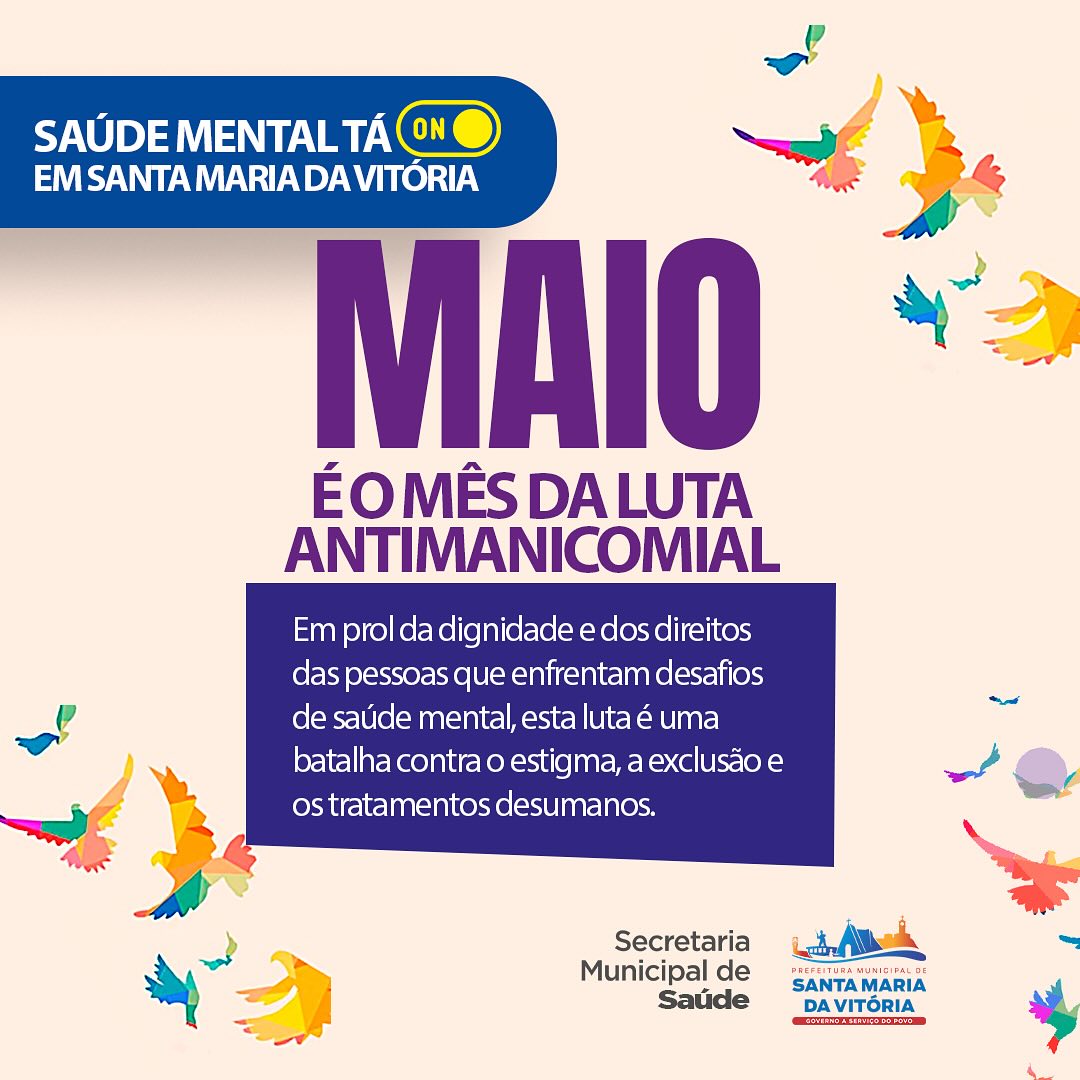 Em maio, mês da luta antimanicomial contra o estigma, a exclusão e os tratamentos desumanos.