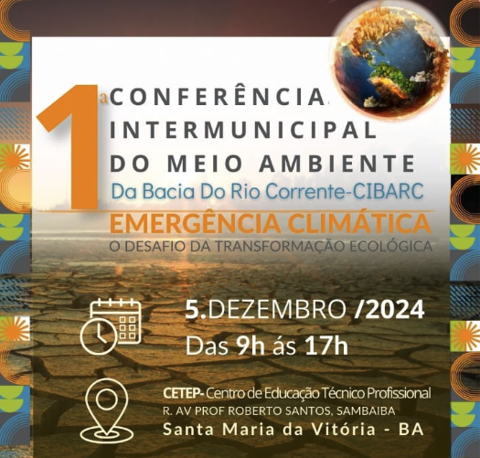 1ª Conferência Intermunicipal do Meio Ambiente  da Bacia do Corrente - CIBARC