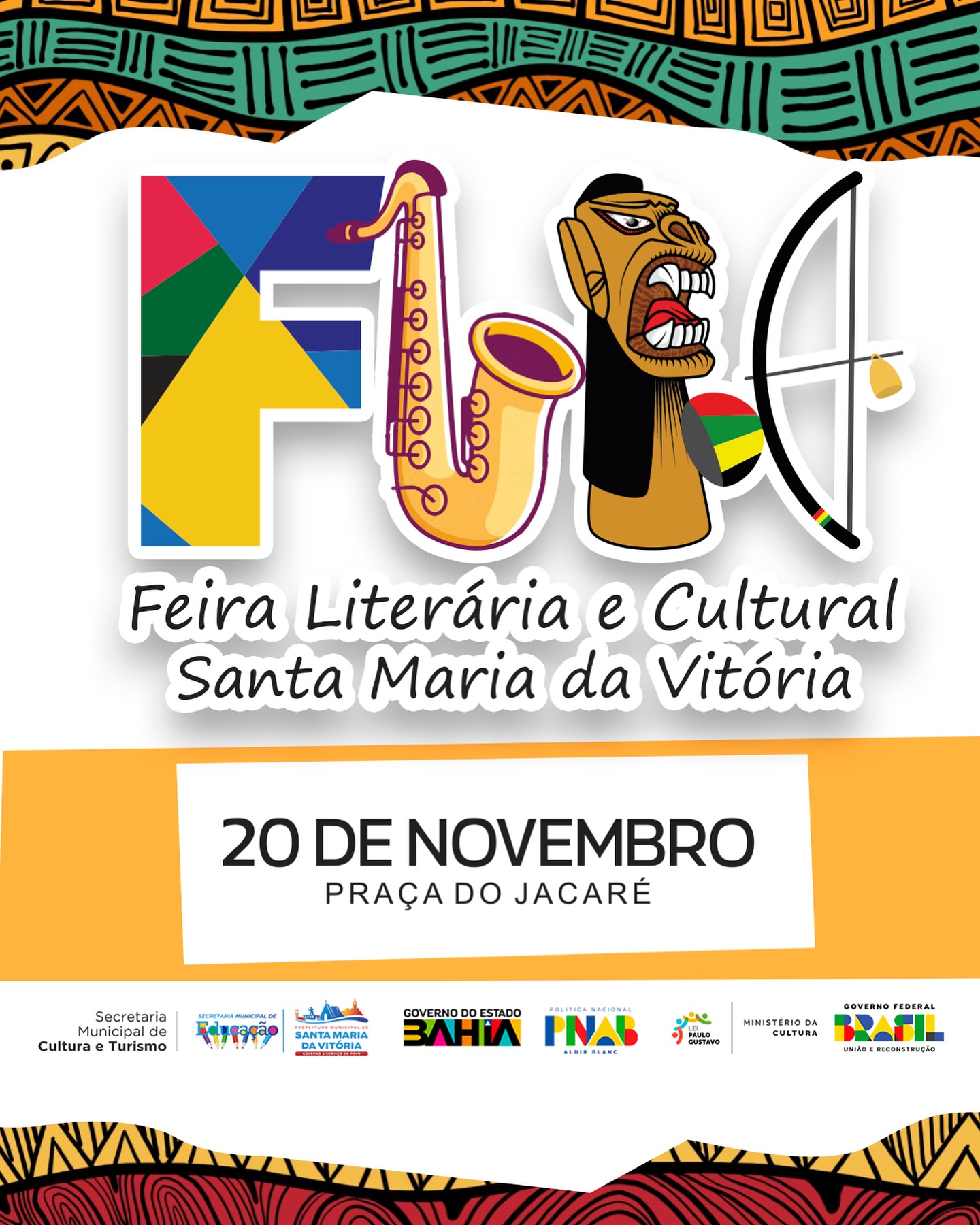 Prepare-se, Santa Maria da Vitória! Vem aí a FLIC - Feira Literária Cultural!