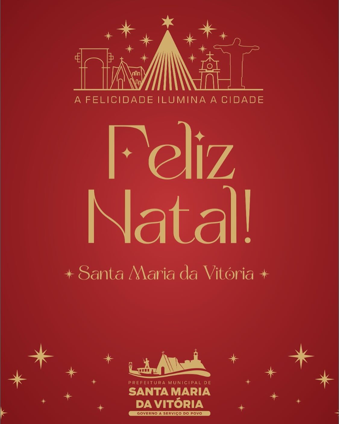 Feliz Natal, Santa Maria da Vitória!