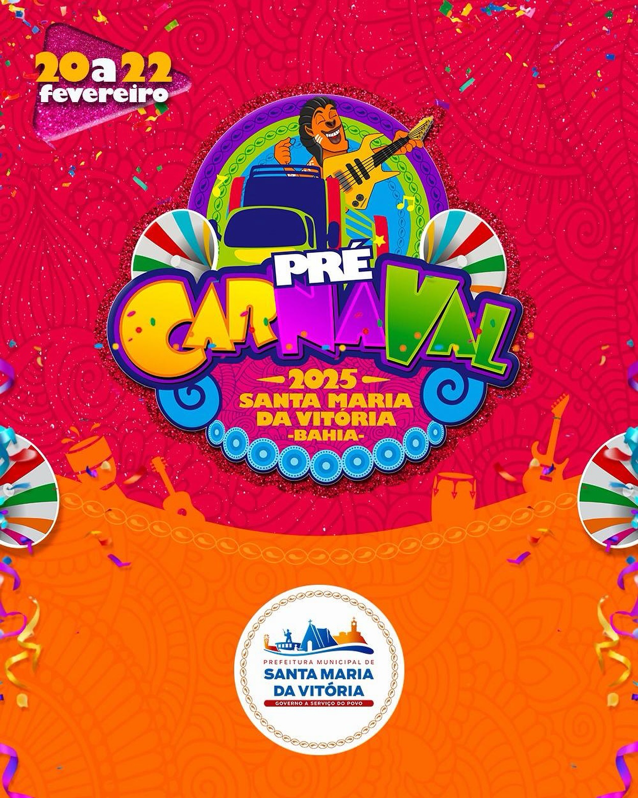 Pré-Carnaval Santa Maria da Vitória 2025!