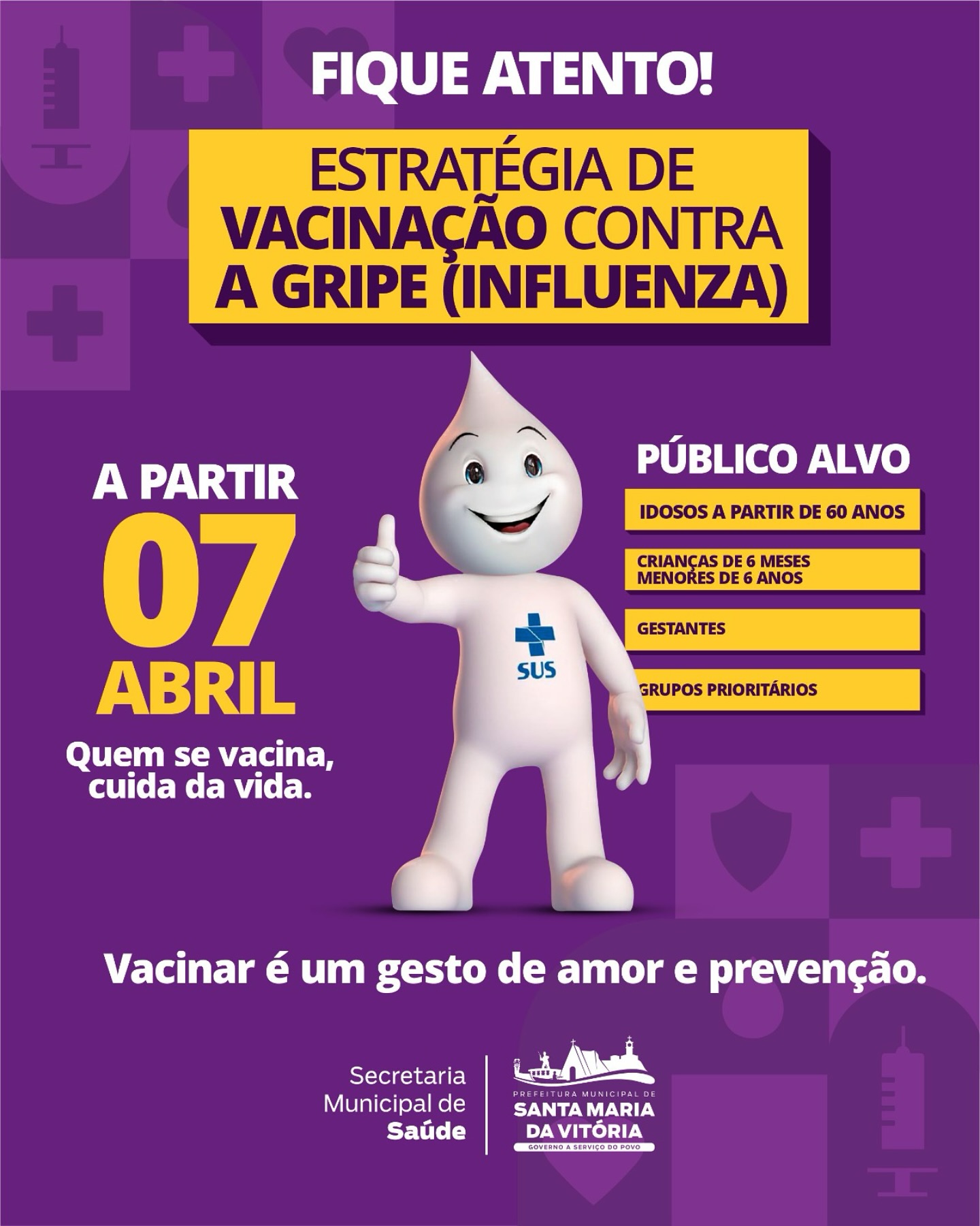 Estratégia de Vacinação contra a Gripe (Influenza) 2025