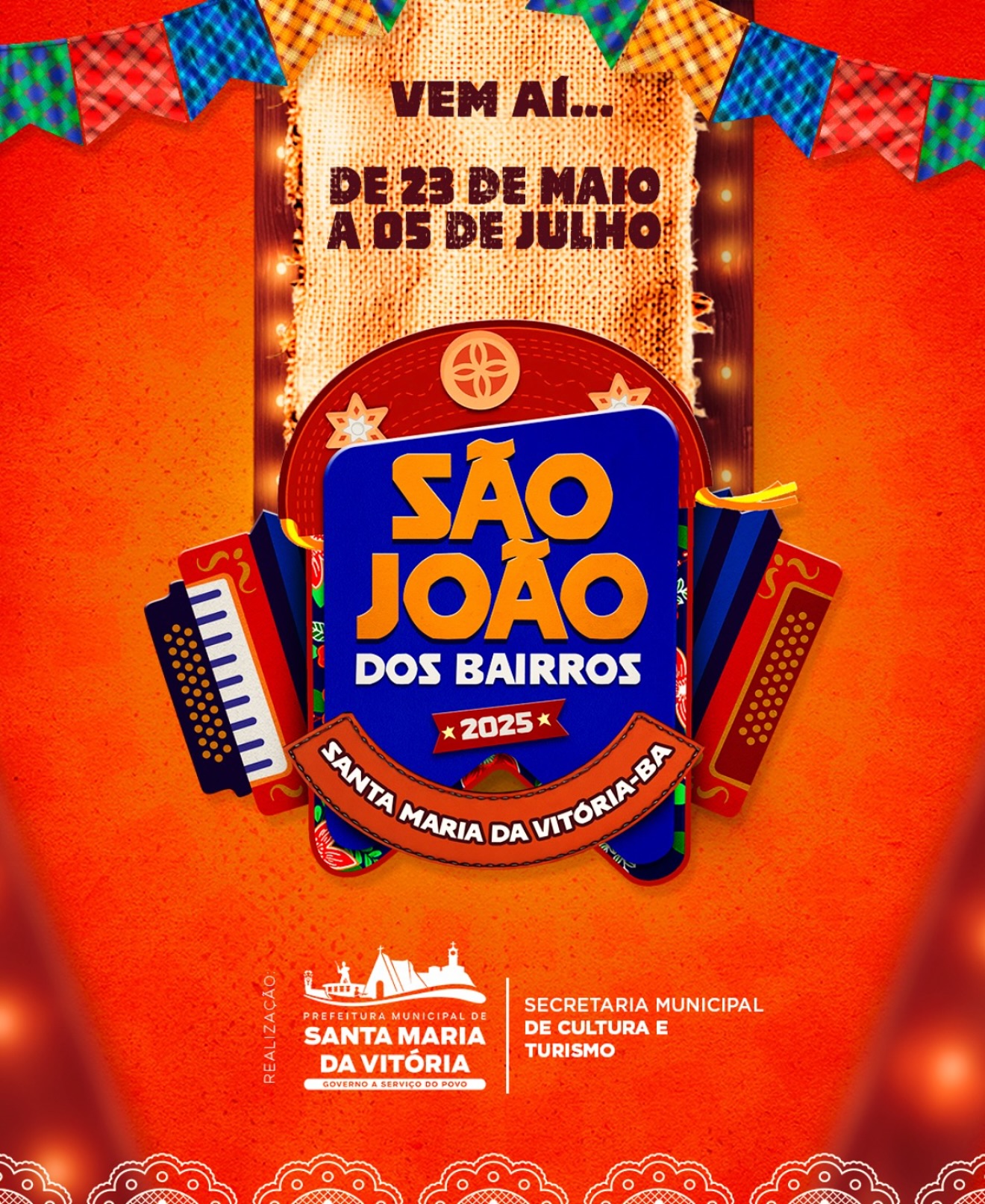 Pode preparar o arrasta-pé que o São João dos Bairros tá chegando!