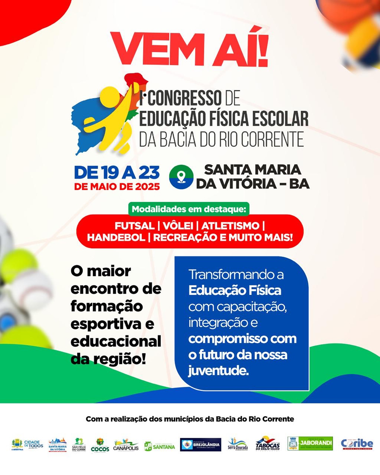 O maior encontro de formação esportiva da região está chegando!