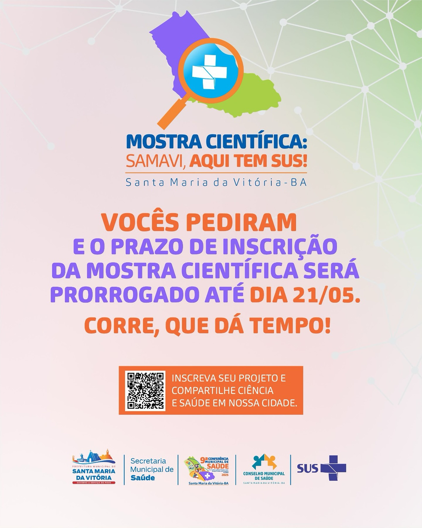  ATENÇÃO, SANTA MARIA DA VITÓRIA! Você pediu e nós atendemos! 