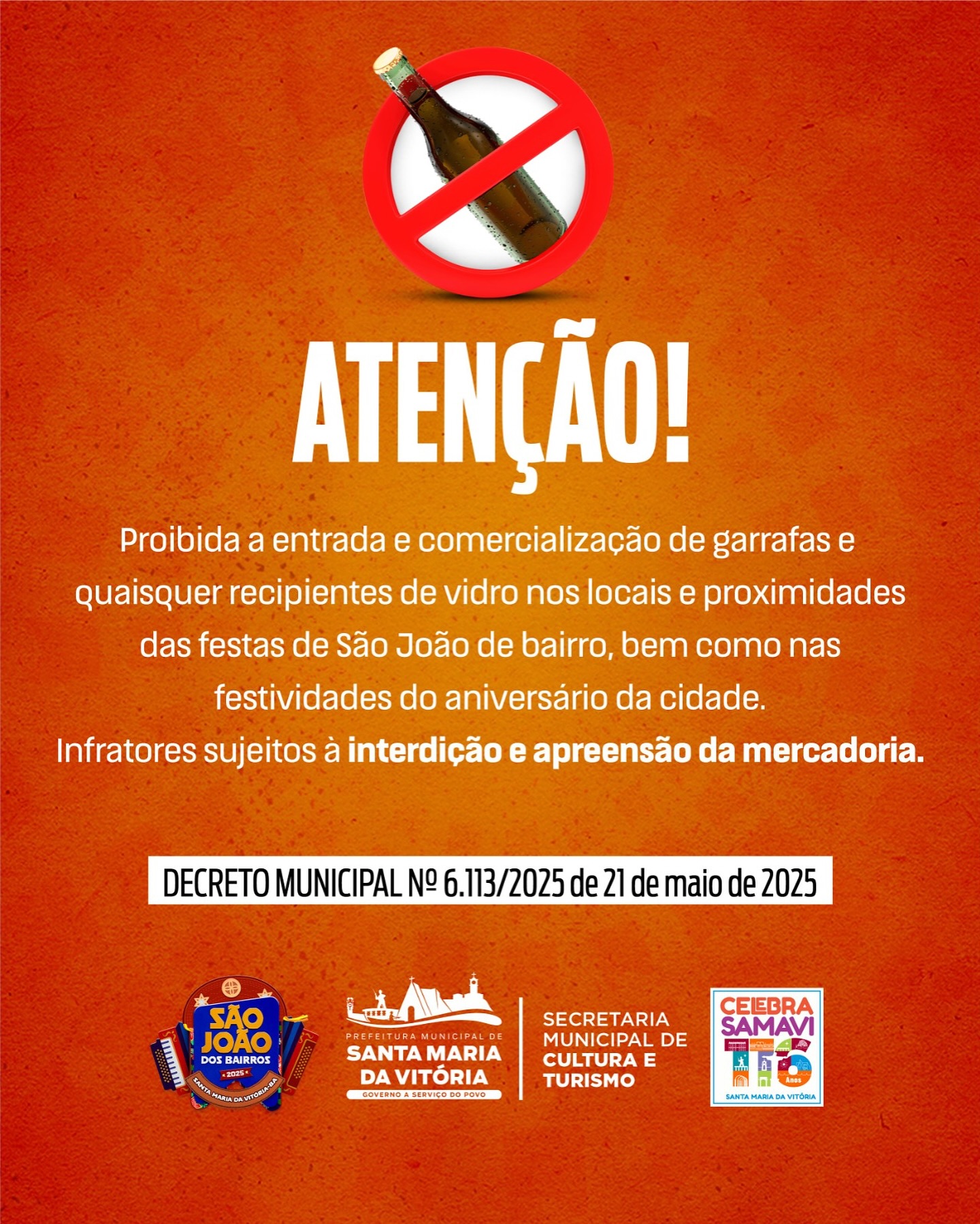 Atenção, população! 