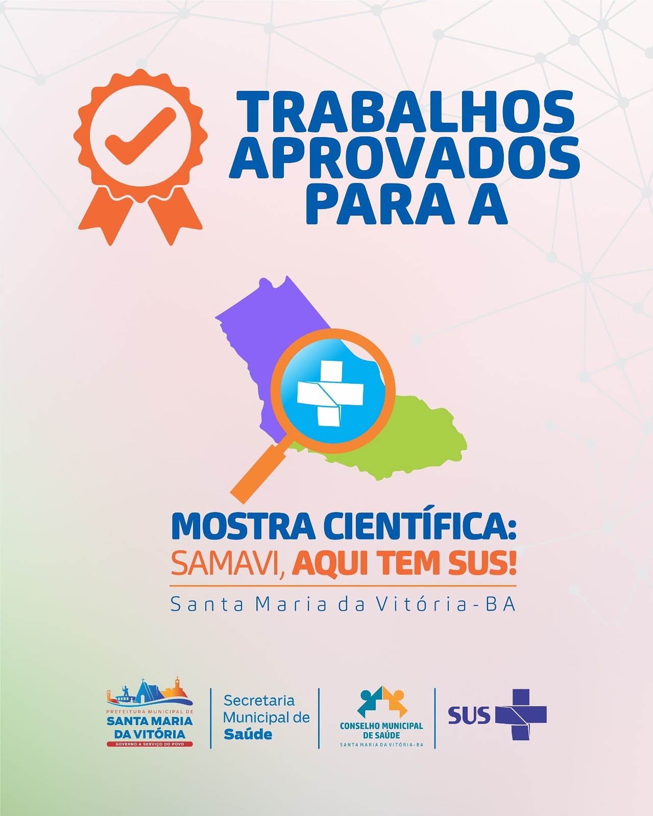  Trabalhos aprovados!