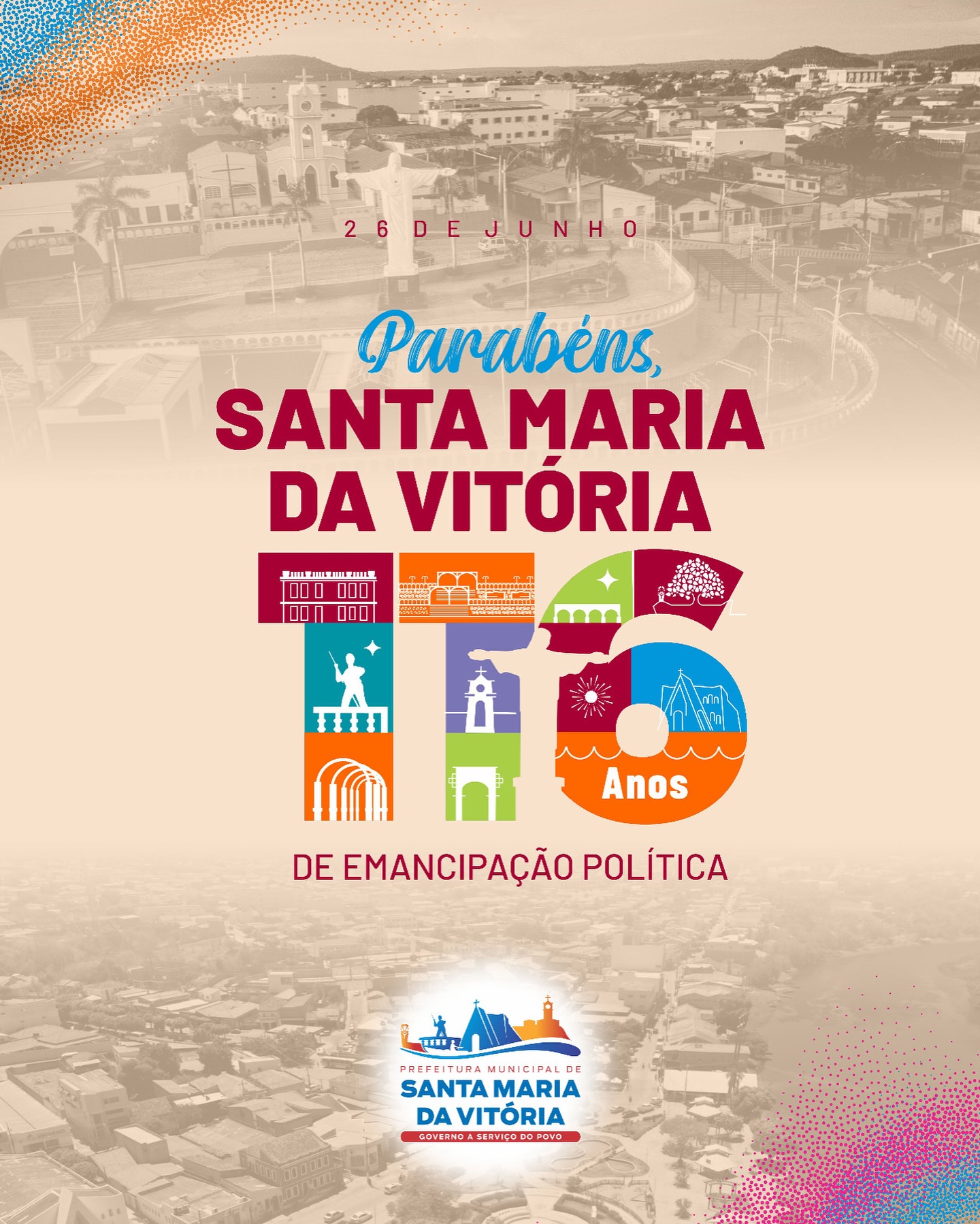 Parabéns, Santa Maria da Vitória!