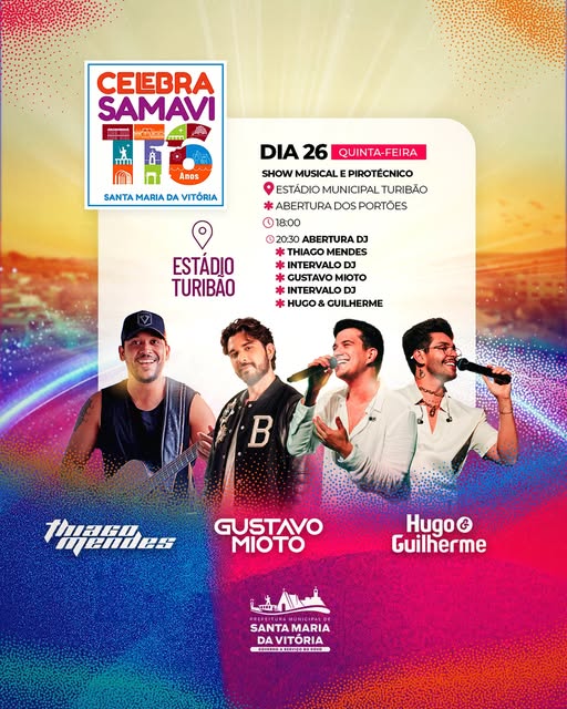  HOJE A FESTA CONTINUA!