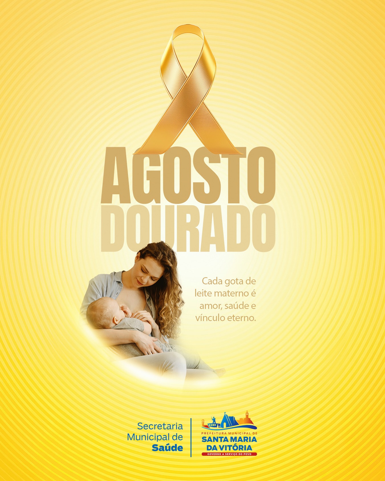 Mês dedicado à valorização da amamentação, ato de amor, cuidado e vínculo que transforma vidas.