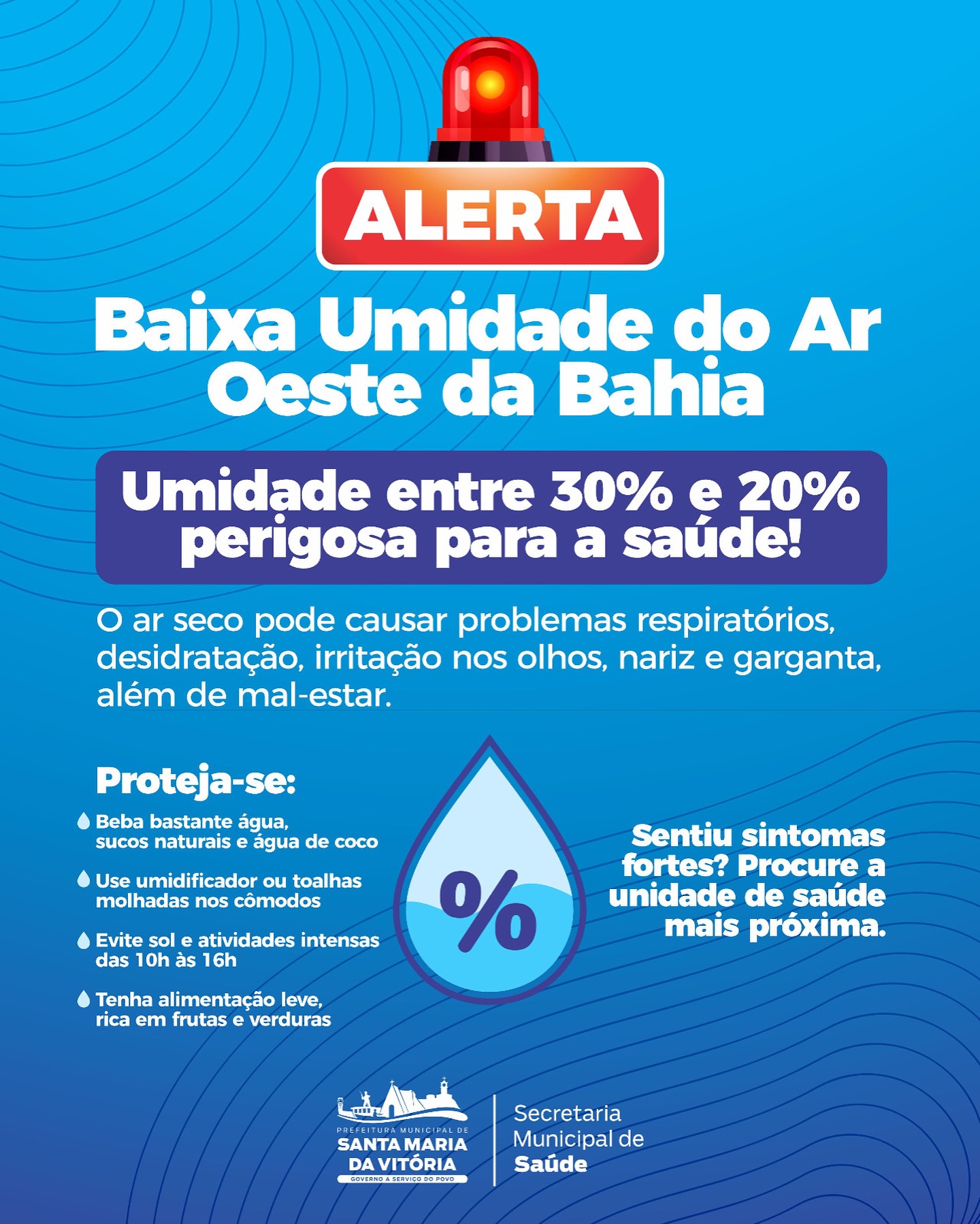 ALERTA DE BAIXA UMIDADE NO OESTE DA BAHIA!