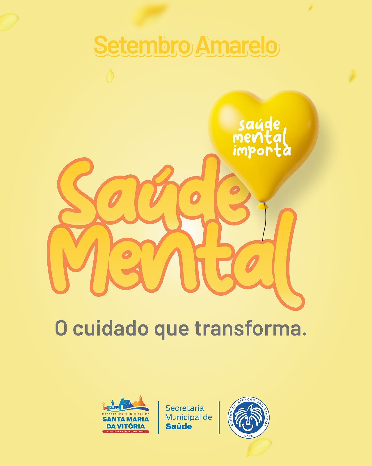 Cuidar da mente também é cuidar da vida! 