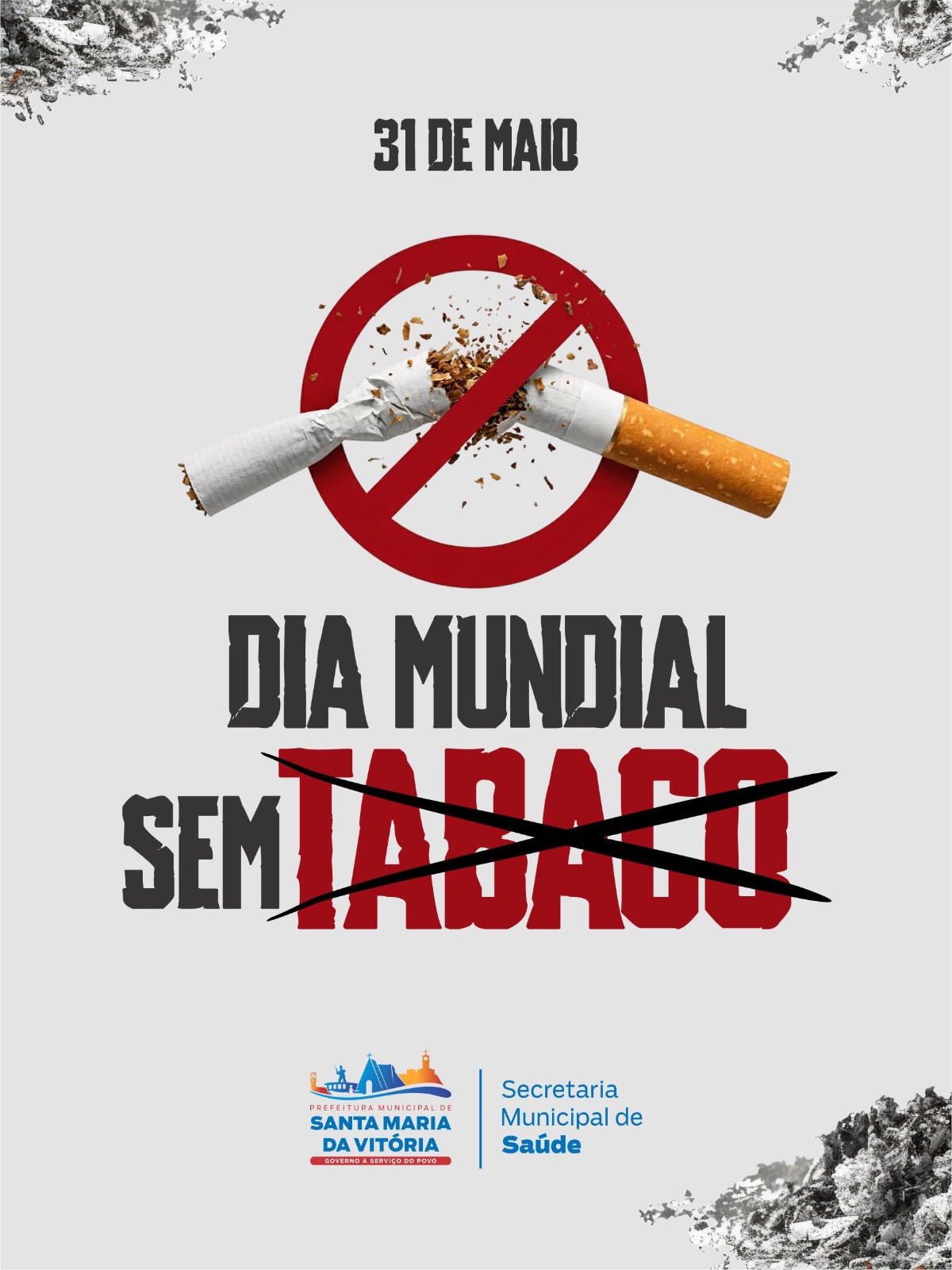 31 de Maio | Dia Mundial Sem Tabaco